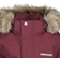 Didriksons Bjärven Kid's Parka - Rusty Wine (505470-i13)