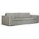 Meli Meli Luca Grande Black/White Sofa 260cm 3 Seater