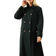 Wallis Petite Military Db Longline Coat - Forest