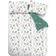 Catherine Lansfield Holly & Mistletoe Duvet Cover Green, Pink (200x200cm)