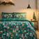 Catherine Lansfield Festive Forest Reversible Duvet Cover Green (200x135cm)