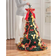 BrylaneHome Pre-Lit Pop-Up Red/Gold Christmas Tree 6"