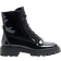 River Island Lace Up Boots - Black Patent