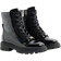 River Island Lace Up Boots - Black Patent