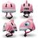 Crazy Safety Kinderhelm Fietshelm Roze Haai Pink Shark 49-55