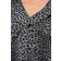 Dorothy Perkins Ruffle Neck Long Sleeve Button Front Tea Blouse - Animal