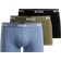 HUGO BOSS Power Trunks 3-pack - Black/Green/Light Blue