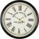 Uttermost Leonor Grand Central Aged Ivory/Dark Bronze/Copper Wall Clock 30"