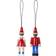 Kay Bojesen Ole & Lise Red/Blue/White Christmas Tree Ornament 10cm 2pcs