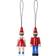 Kay Bojesen Ole & Lise Red/Blue/White Julgranspynt 10cm 2st