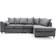 Abakus Direct Jumbo Cord Grey Sofa 272cm 5 Seater