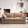 Dunelm Madison Velvet Taupe Sofa 200cm 3 Seater