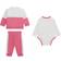 Guess Sweatshirt Pant & Body Set - Pink (H4YW00KA6W4-G65E)