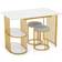 Costway Rectangular Small Space White Dining Set 28x43"