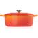 Le Creuset Volcanic Signature Cast Iron Oval with lid 1.083 gal