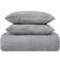 Truly Soft Textured Waffle Weave Bedspread Gray (264.2x228.6cm)