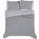 Truly Soft Textured Waffle Weave Bedspread Gray (264.2x228.6cm)