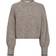 Co'Couture Coralie Crop Knit Sweater - Walnut