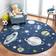 Safavieh Kid's Space Non-Shedding Nursery Bedroom Area Rug Ø31.7