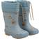 CeLaVi Lined Rubber Boots - Smoke Blue