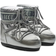 Moon Boot Icon Low Glance Satin Boots - Silver