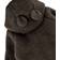 Mikk-Line Wool Baby Suit with Ears - Dark Brown Melange (50041)