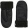 Rains Puffer Fleece Mittens Gloves - Black