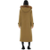 Burberry Faux Fur Trim Wool Duffle Coat - Camel