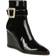 Sam Edelman Weslie Buckle - Black Patent