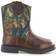 Northside Boy's Partner Western Boots - Brown Dark/Brown