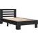 vidaXL Wood and Metal Sengeramme 93x193cm