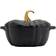 Smith & Clark Pumpkin Black with lid 1 gal 10 "