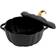 Smith & Clark Pumpkin Black with lid 1 gal 10 "