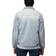 X-Ray Men's Casual Biker Denim Jacket - Bleach Wash