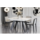 ENDO furniture Como White Dining Table 80x210cm