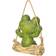 OutSunny Vivid Frog on Swing Art Sculpture