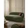 Westwing Collection Alba Dark Green Sofa 185cm Zweisitzer