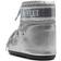 Moon Boot Icon Low Padded Metallic Satin Snow Boots - Silver