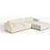 Westwing Collection Melva Off-White Soffa 319cm 4-sits