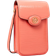 Tory Burch Robinson Crosshatched Phone Crossbody - Coral Crush