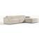 Westwing Collection Melva Hell Beige Sofa 319cm 4 personers