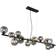 Globo Riha Black/Smoke Pendelleuchte 120cm