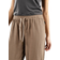 Blue Tomato Long Wide Leg Linen Pantalon - Marron