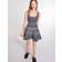 Maje Short patterned knit dress