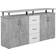 Mega Nevada Concrete Grey Sideboard 155x84cm