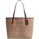 Coach City Tote Bag - Signature Canvas/Gold/Tan/Brown