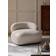 Westwing Collection Alba Teddy Bouclé Off White Loungestuhl 69cm