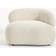 Westwing Collection Alba Teddy Bouclé Off White Loungestuhl 69cm