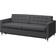 Ikea LANDSKRONA Dark grey Sofa 223cm 3-Sitzer