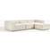 Westwing Collection Lennon Off White Soffa 329cm 4-sits